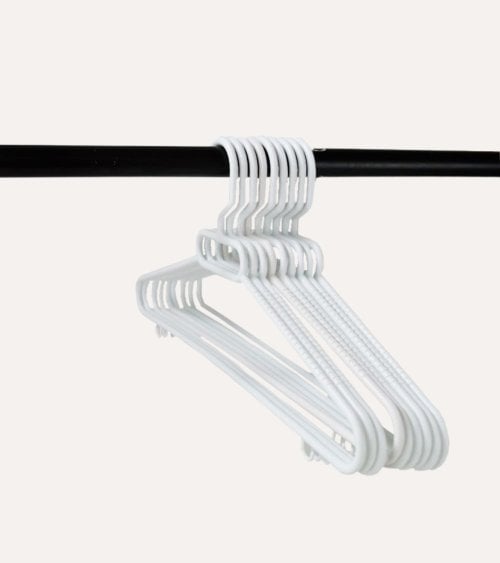 Set de 6 Perchas Multiusos de Plástico