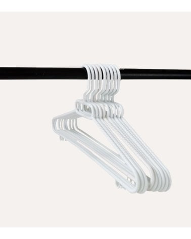 Set de 6 Perchas Multiusos de Plástico