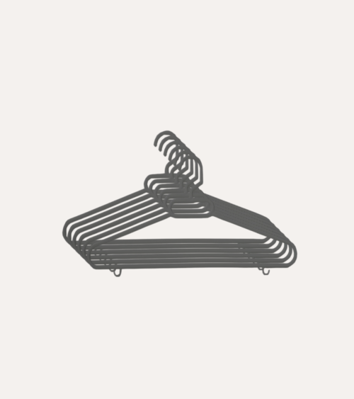 Set de 6 Perchas Multiusos de Plástico