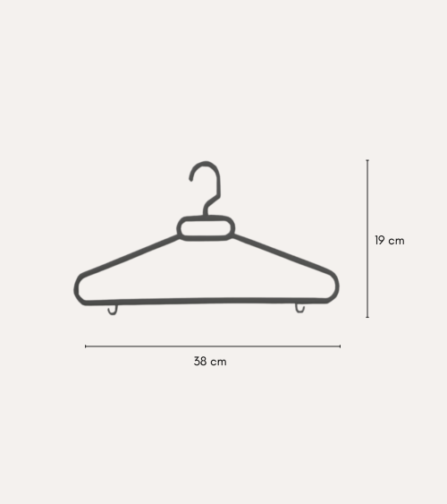 Set de 6 Perchas Multiusos de Plástico