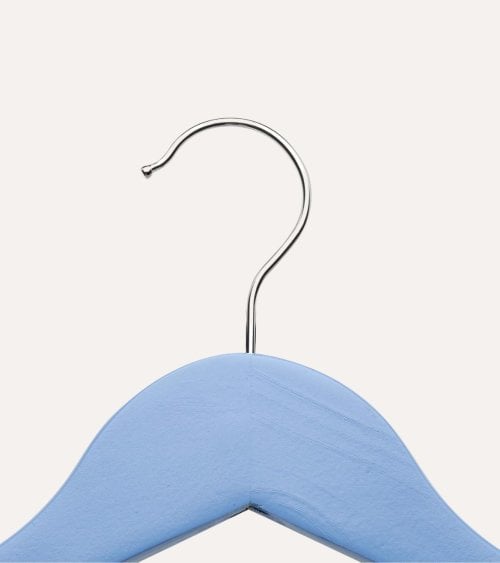 Percha Antideslizante Infantil de Madera