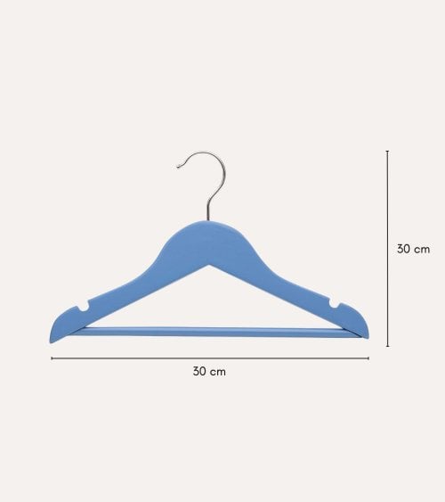 Percha Antideslizante Infantil de Madera