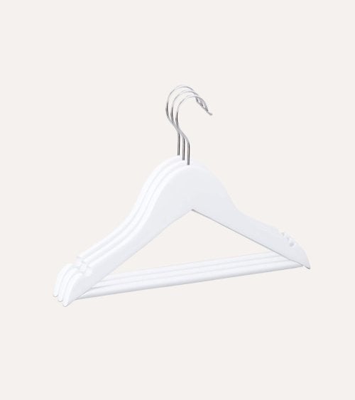 Set de 3 Perchas Básicas Infantil de Madera