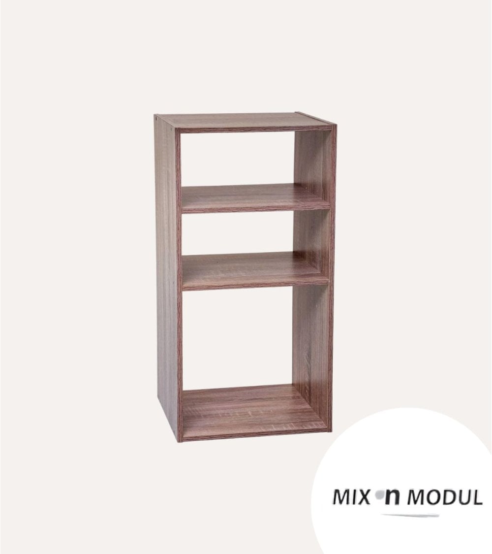 Estantería de 2+1 Módulos  Mix n'modul de Madera