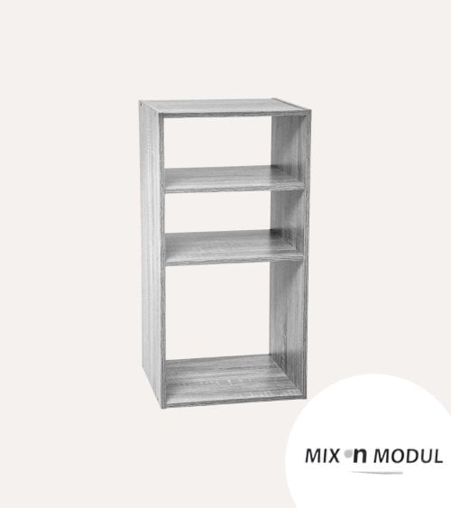 Estantería de 2+1 Módulos  Mix n'modul de Madera