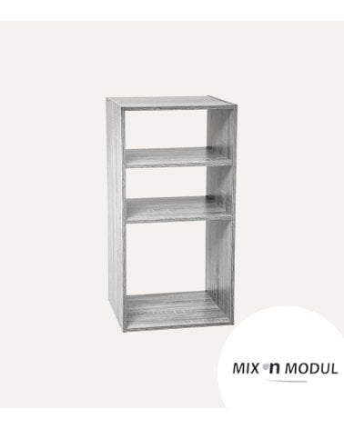 Estantería de 2+1 Módulos  Mix n'modul de Madera