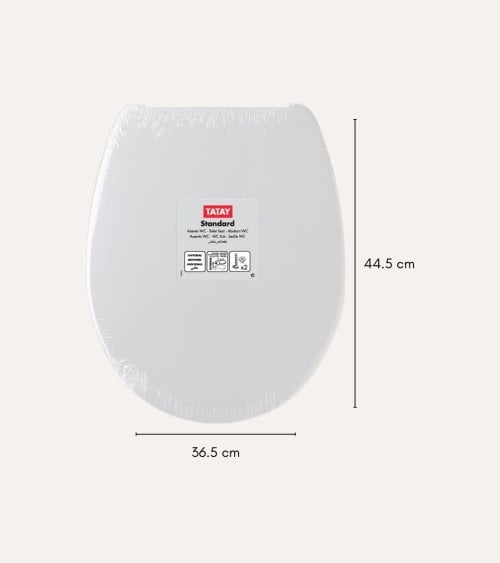 Tapa de WC Estándar de Plástico