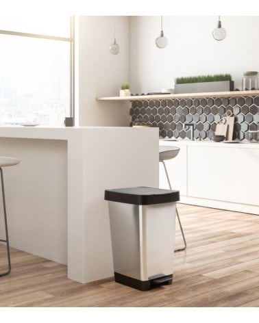 Cubo de Basura Smart Steel con Pedal