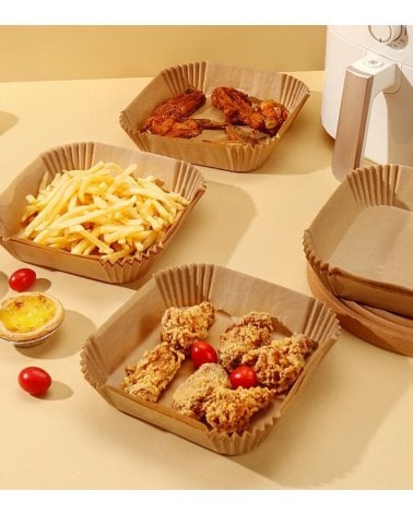 Set de 50 Moldes para Airfryer de Papel