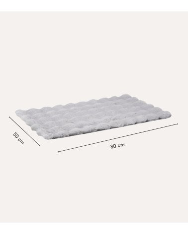 Alfombra de Baño Peluda con Base Antideslizante
