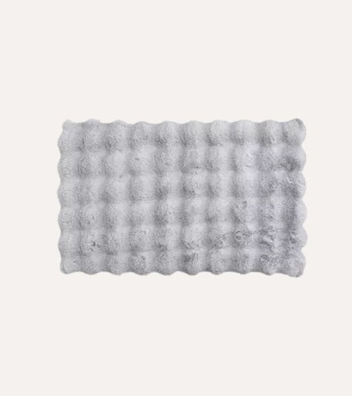 Alfombra de Baño Peluda con Base Antideslizante