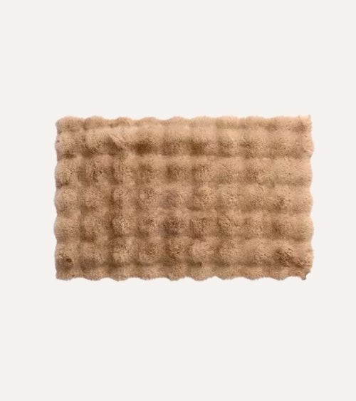 Alfombra de Baño Peluda con Base Antideslizante