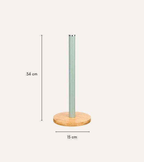 Portarrollo con Base de Madera