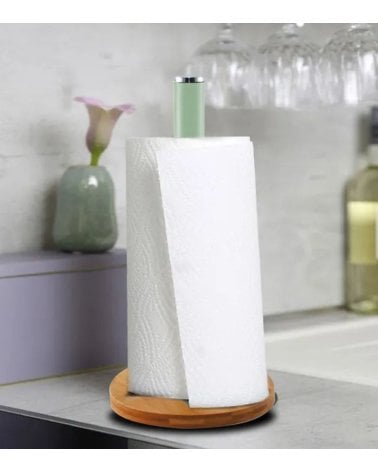 Portarrollo con Base de Madera