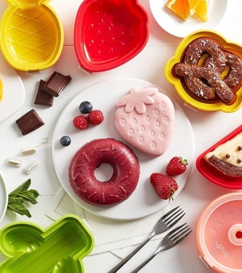 Molde de Helado Fresa de Plástico