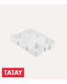 Bandeja con Compartimientos para Caja Multiusos de Plástico