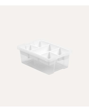 Bandeja con Compartimientos para Caja Multiusos de Plástico
