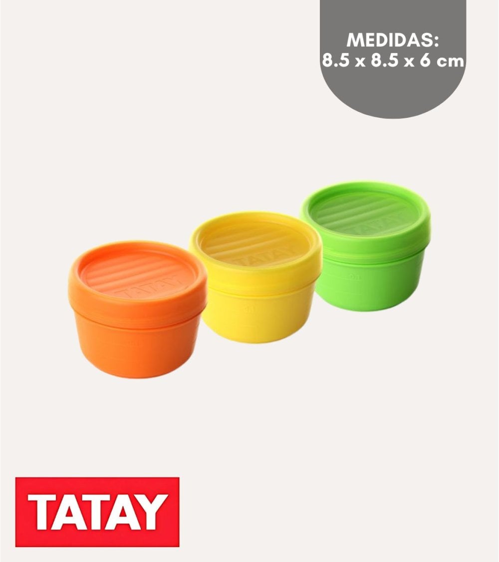 Fiambrera Mini Portafrutas de Plástico