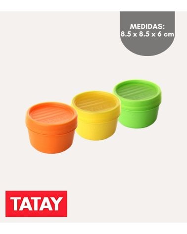 Fiambrera Mini Portafrutas de Plástico