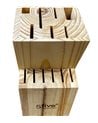 Bloque de Madera con Once Cuchillos, Afilador y Tijeras