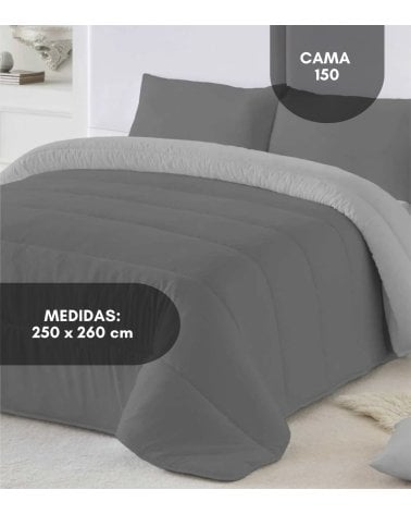 Edredón Nórdico Bicolor de Tacto de Plumas