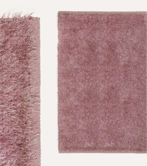 Alfombra Shaggy de Pelo Largo