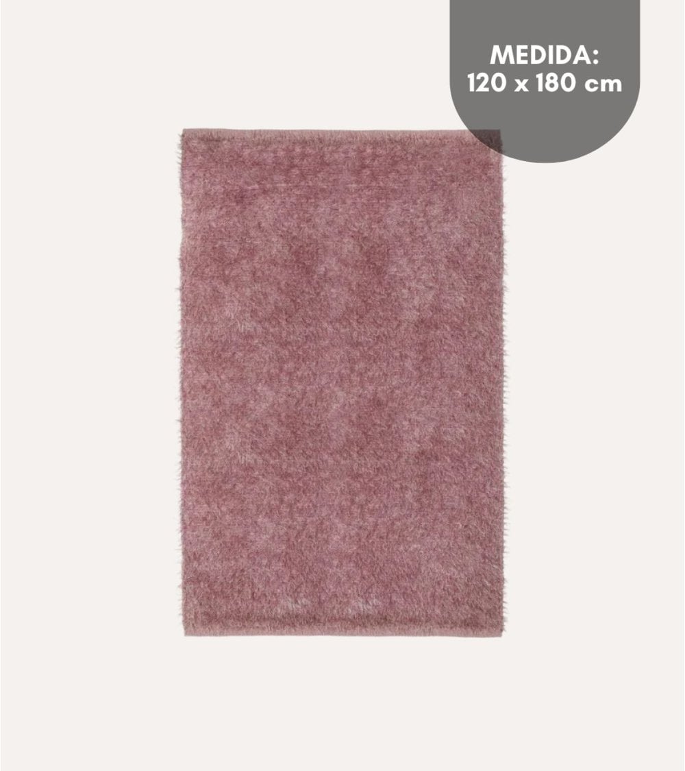 Alfombra Shaggy de Pelo Largo