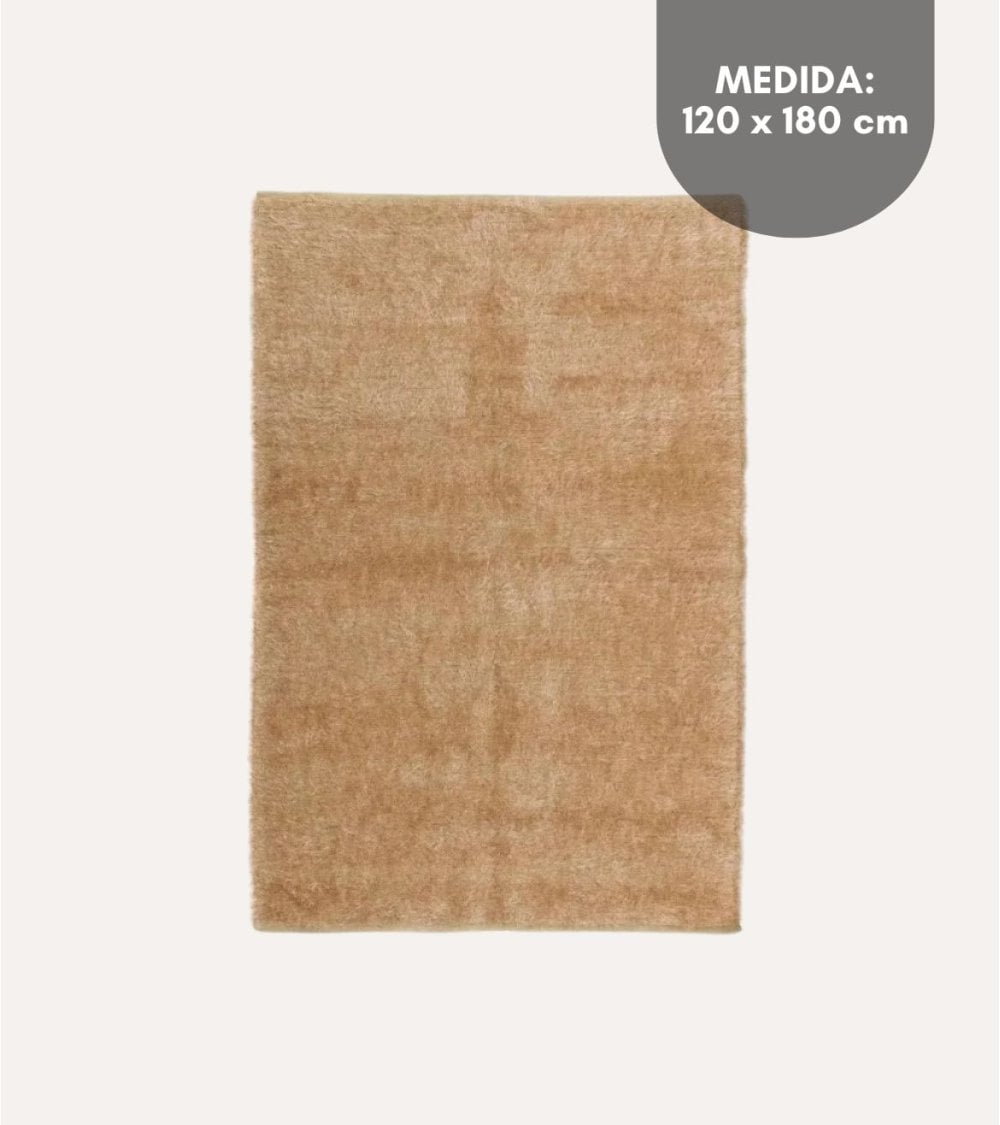 Alfombra Shaggy de Pelo Largo