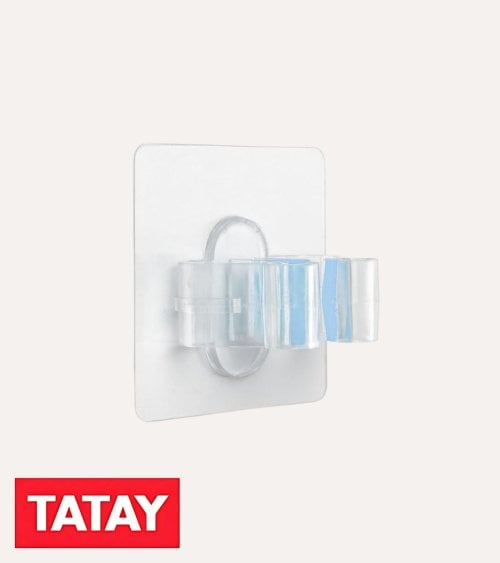 Soporte de Pared Quickfix para Escobas y Fregonas