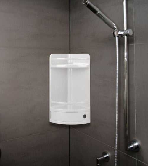 Estante Esquinero para Ducha con Cajón