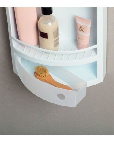 Estante Esquinero para Ducha con Cajón