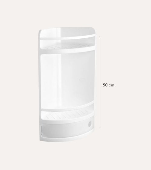 Estante Esquinero para Ducha con Cajón