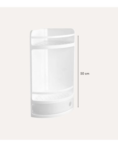 Estante Esquinero para Ducha con Cajón