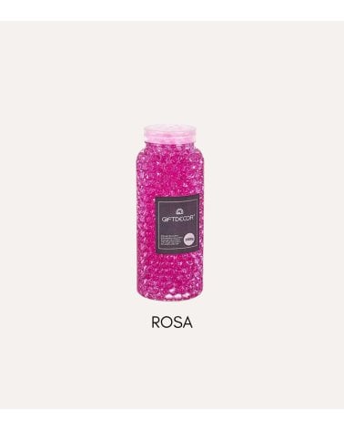 Bote de Perlas Coloridas Decorativas de Gel