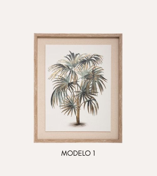 Cuadro con Lienzo de Arbol Tiana de Lino