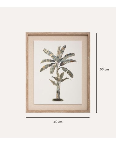 Cuadro con Lienzo de Arbol Tiana de Lino