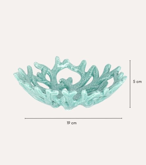 Bol de Mesa Aquamarine de Porcelana