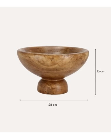 Soporte Decorativo de Mesa Jumbo de Madera