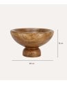 Soporte Decorativo de Mesa Jumbo de Madera