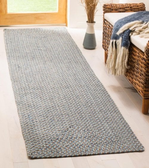 Alfombra con Bordes Dobladillo Ruanda de Yute