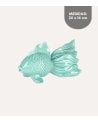 Figura de Pez Aquamarine de Porcelana