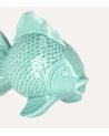 Figura de Pez Aquamarine de Porcelana