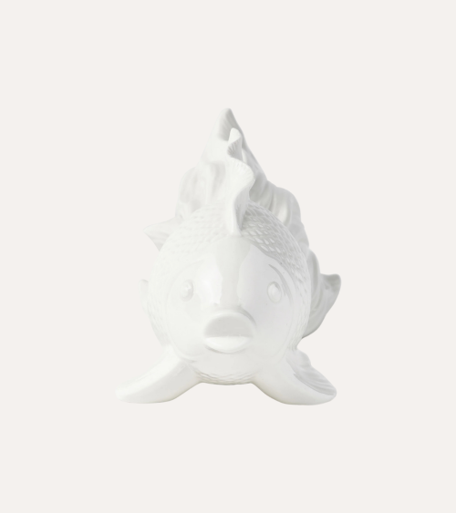 Figura de Pez Aquamarine de Porcelana