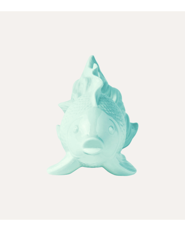 Figura de Pez Aquamarine de Porcelana