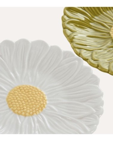 Plato de Postre Margarita de Porcelana