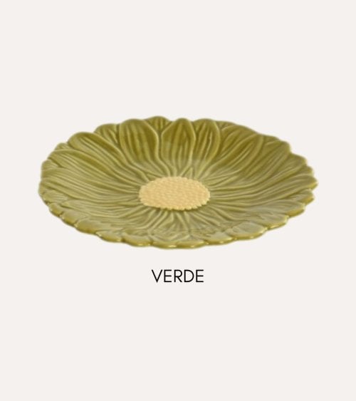 Plato de Postre Margarita de Porcelana