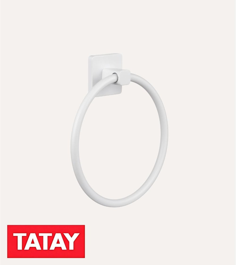 Aro Toallero Kalo con Efecto de Acero Inoxidable