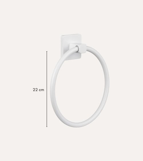 Aro Toallero Kalo con Efecto de Acero Inoxidable