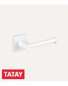 Portarrollos para Baño Kalo con Efecto de Acero Inoxidable