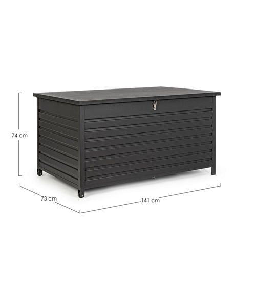 Baúl Atlantic para Exterior con Ruedas en Antracita Baúl Atlantic para Exterior con Ruedas en Antracita